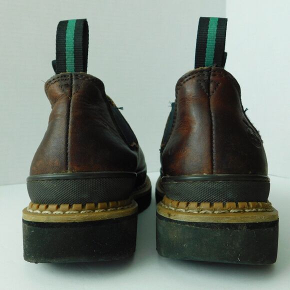 Georgia Giant Romeo Brown Leather Work Boots Shoes Pull-On Womens 8, GR362 EUC - Picture 6 of 14